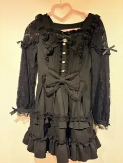 LIZLISA ティアラリボンティアードワンピース