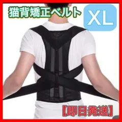 猫背矯正ベルト XLサイズ 腰痛改善 サポーター 肩凝り 背筋 姿勢矯正