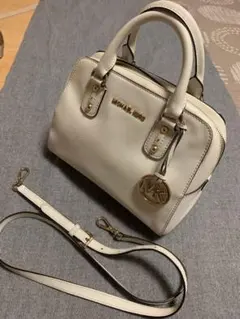 値下げ！◆美品◆マイケルコース 2WAY ミニショルダ 白