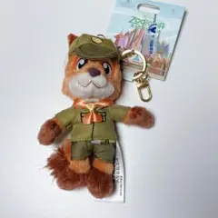 上海ディズニー ズートピア ニック ぬいぐるみキーチェーン