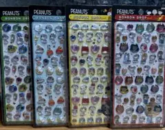 スヌーピー　ボンボンドロップシールミニ　4種セット