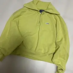 【最終値下げ‼️】The Fox Collectionハーフジップ黄緑