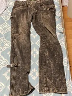 Special vintage 山羊革パッチワークレザーフレアパンツ Special vintage 山羊革パッチワークレザーフレアパンツ - メルカリ