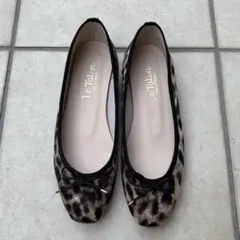 きつね様専用LeTalon ヒョウ柄フラットシューズ