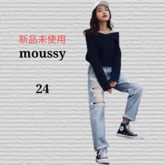 《MOUSSY》MV BROKEN WF LOOSE STRAIGHT 24