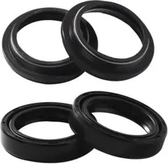 フロントフォーク シールオイル ２組４個セット ダストシール オイルシール