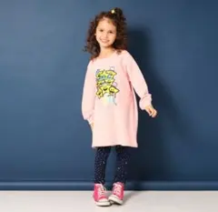 値下げ【X-girl】 140 エックスガール 星総柄レギンス レギンス パンツ