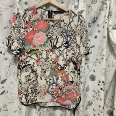 ZARA WOMAN きものデザイントップス　Sのサムネイル