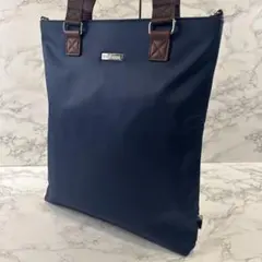 ほぼ未使用品 NEWYORKER ニューヨーカー ナイロン 縦型トートバッグ