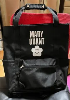 MARY QUANT ブラックリュック　 マリークワント マリクワ