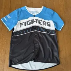 日本ハムファイターズ FSロゴ 半袖ストライプユニフォーム - メルカリ