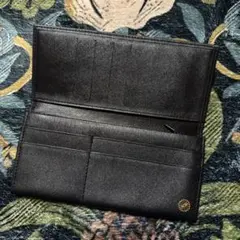 て*う様 皇居財布 2つ折り財布 本革 黒 - メルカリ