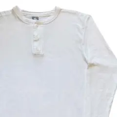 90's COTTON DELUXE L/S HENRY T SHIRT USAのサムネイル