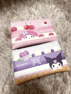 サンリオキャラクター フラットミニポーチ クロミ&マイメロ