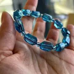 ⭐︎【天然】アクアマリン ブレスレット 18.1g