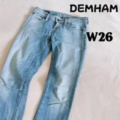 DENHAM　デンハム　デニム　スキニーパンツ　ライトブルー　26　レディースのサムネイル