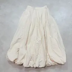 美品✨ユナイテッドアローズ コットン シルク バルーンスカート