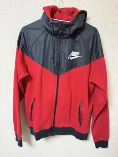 Nike ナイロンジャケット M レッド/ブラック