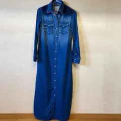 デニムワンピース　羽織でも　大人気商品‼️