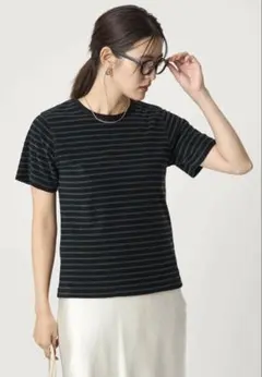 green label relaxing パイル ボーダー Tシャツのサムネイル
