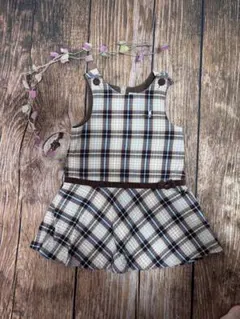 《ミキハウス 》 ワンピース　ジャンパースカート　100cm