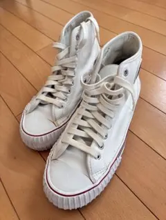 PF Flyers ハイカットスニーカー ホワイト　us9.5サイズのサムネイル