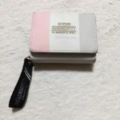 SERENDIPITY 三つ折り財布 ピンク/ホワイト