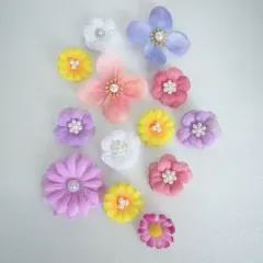 31 ラプンツェル 髪飾り 花飾り ヘアピン ヘアクリップ