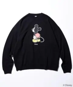 【FREAK'S STORE】別注 ミッキー ビッグシルエットスウェット L 黒
