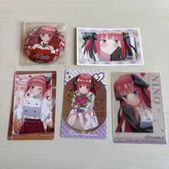 五等分の花嫁 ステッカー カード 缶バッジ まとめ売り