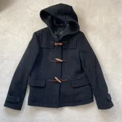 【美品】EASTBOY ショートダッフルコート チャコールグレー 9号