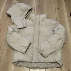 GUフード付き中綿コートS