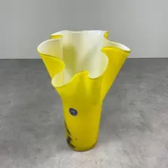 ジャパン ヴィンテージ ガラス ベース 花器 花瓶 ビンテージ レトロ
