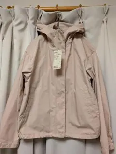 新品タグ付き2025 無印良品 撥水フード付きジャケット ピンク