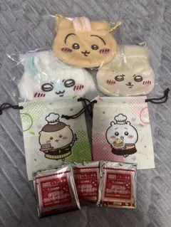 ちいかわ　巾着＊ラバーキーホルダー　セット