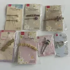 ダイソー　ヘアピン　イヤリング　まとめ売り　7個　セット　新品　大量