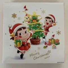 不二家 ペコちゃん 2019 クリスマス プレート 미사용