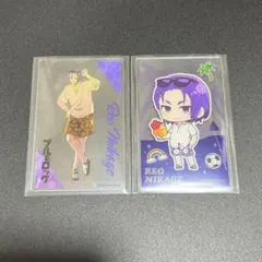 御影玲王　and GALLERY アクリルカード　クリアカード　ブルーロック