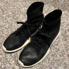 美品】ASH（アッシュ）LAZER ハイカットスリッポンスニーカー 黒24cm