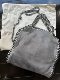 ステラマッカートニー　ファラベラミニトートバッグ　グレー