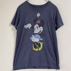 【公式】ディズニー ミニーマウス ヴィンテージ風 Tシャツ ネイビー Sサイズ