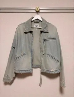 ZARA ライトブルー デニムジャケット