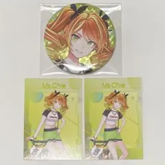 コンパス チーちゃん ホログラム缶バッジ イラストカード ROUND1のサムネイル