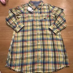 DOUBLE.B チェック柄リバーシブルワンピース 110サイズ　ミキハウス