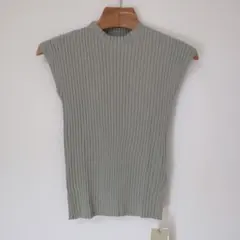 【新品タグ付】SAISON DE PAPILLON フレンチスリーブリブニット