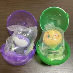 ぴょこぴょこアンパンマン7 ガチャガチャ　バイキンマン、メロンパンナ