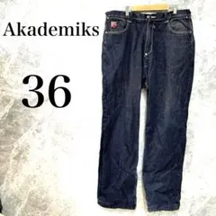Akademiks メンズ デニムパンツ W88 バギー ワイド 古着のサムネイル