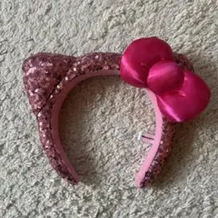 ピンク スパンコール キティカチューシャ USJ ユニバ