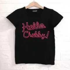 CHUBBY GANG　袖スリット入りロゴプリントTシャツ　120のサムネイル