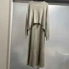 ローリーズファーム　セットアップ　ベージュ